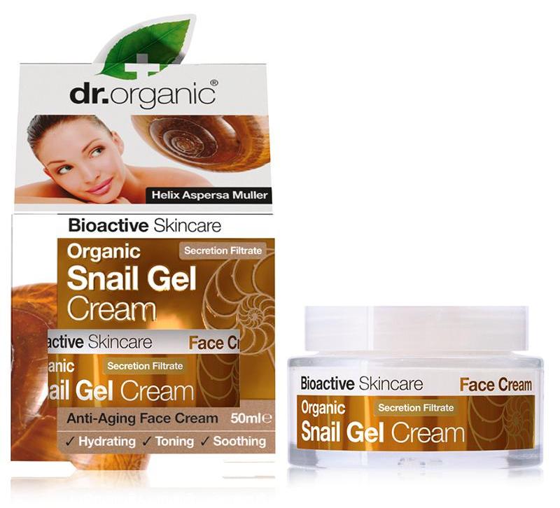 Snail gel face cream 50ml (DR. ORGANIC) τιμή 24.65€ Βιολογικά