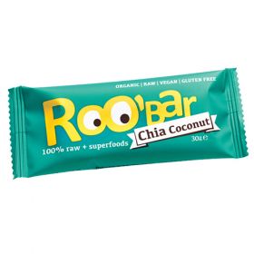 Ωμή Μπάρα με σπόρους Chia και καρύδα 30g (ROOBAR)