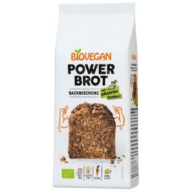 Μείγμα για ψωμί χωρίς γλουτένη Power BIOVEGAN