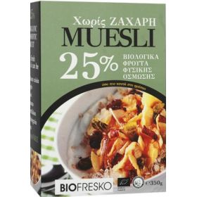 Μούσλι ελληνικών φρούτων 25% BIO (BIOFRESCO)