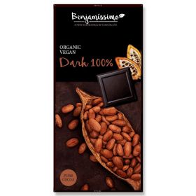 Μαύρη σοκολάτα 100% κακάο BIO BENJAMIN