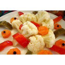 Organic Pickled Cauliflower Carrot & Red Pepper (BIOAGROS)